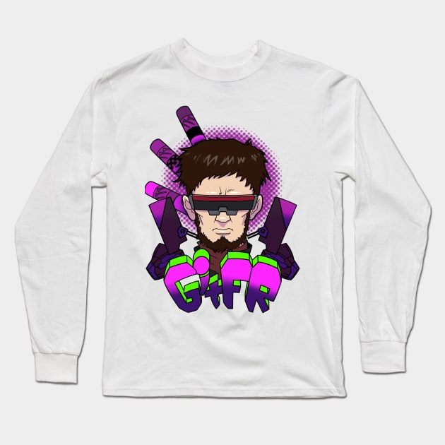 Vaporwave Evangelion 3.0 Gendo Get in the F’n Robot Long Sleeve T-Shirt by ArmyOfGoblins